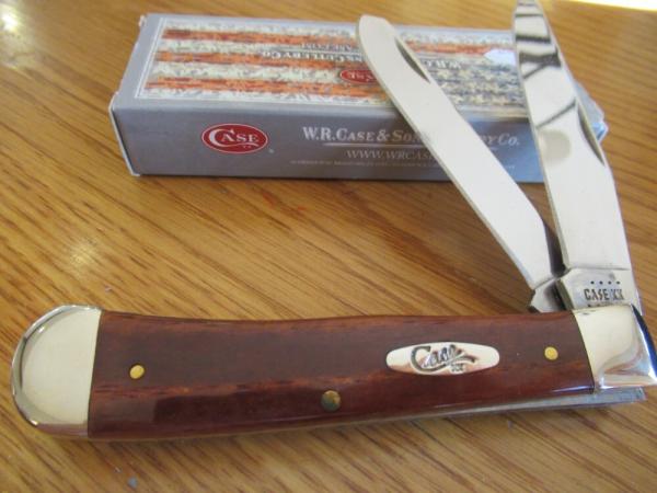 Case XX 2021 Smooth Chestnut Bone Trapper Pattern # 6254 SS Case XX 2021 Smooth Chestnut Bone Trapper Pattern # 6254 SS