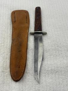 Alfred William Sheffield England EBRO Fixed Blade Hunting Knife (12)