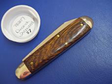 Great Eastern Northfield 782117 SFO Red Linen Micarta American Jack 100 Made MIT