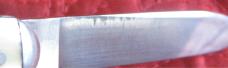 KEEN KUTTER 2 blade PEN knife w/ cracked ice scales UNSHARPENED
