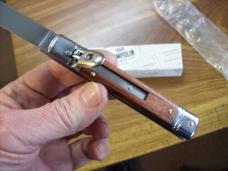 A.G.A. Campolin 8" Lever Maniago, Italy GO-55020-CW Rosewood UNUSED W/Box