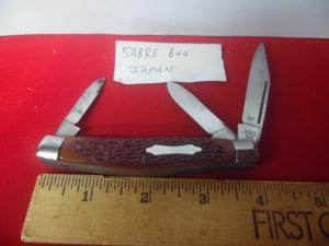 SABRE 644 JAPAN PRE OWNED APPROX. 4" STOCKMAN YR UNKNOWN FROM YEARS OF STORAGE