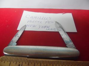VINTAGE CAMILLUS USA STAINLESS PEN KNIFE PRE OWNED SUPER NICE OLDIE