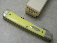Camillus New York USA Yello-Jaket 717 Yellow Trapper Knife NIB