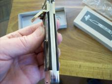 Hubertus Knife Shellpuller Patronenzieher Solingen Germany Brazilian Horn Large Size 11 UNUSED NIB.