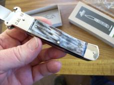 Hubertus Knife Shellpuller Patronenzieher Solingen Germany Brazilian Horn Large Size 11 UNUSED NIB.
