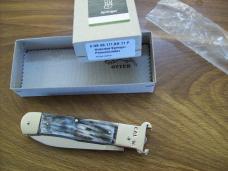 Hubertus Knife Shellpuller Patronenzieher Solingen Germany Brazilian Horn Large Size 11 UNUSED NIB.