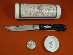 Great Eastern Cutlery GEC Northfield Black Plum Jigged Bone Mustang Knife NIT USA Made 745125