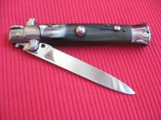 Vintage VIRGINIA Italian STILETTO Horn Switchblade Knife.