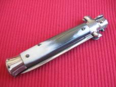 Vintage VIRGINIA Italian STILETTO Horn Switchblade Knife.