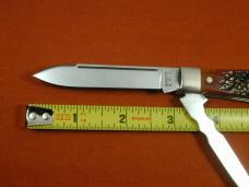 Napanoch Knife Co. Catalina Wine Bone Mortician Coffin Jack Knife Rare 1 of 10 COA USA Made