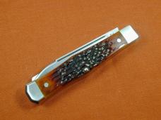 Napanoch Knife Co. Catalina Wine Bone Mortician Coffin Jack Knife Rare 1 of 10 COA USA Made