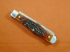 Napanoch Knife Co. Catalina Wine Bone Mortician Coffin Jack Knife Rare 1 of 10 COA USA Made