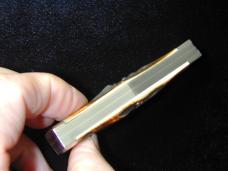 Napanoch Knife Co. Genuine Burnt Stag Mortician Coffin Jack Knife Rare 1 of 10 COA USA Made