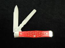 Napanoch Knife Co. Precious Stone Jigged Bone Mortician Coffin Jack Knife Rare 1 of 9 COA USA Made