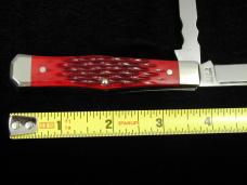 Napanoch Knife Co. Precious Stone Jigged Bone Mortician Coffin Jack Knife Rare 1 of 9 COA USA Made