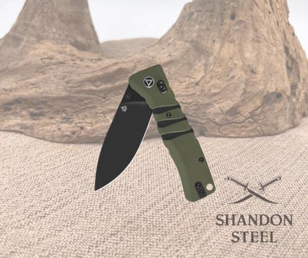 QSP Ripley Glyde Lock Folding Knife 14C28N Blade Olive Green G10 Handle QS160-C2 QSP Ripley Glyde Lock Folding Knife 14C28N Blade Olive Green G10 Handle QS160-C2