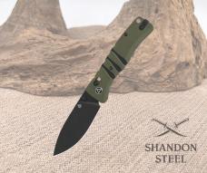 QSP Ripley Glyde Lock Folding Knife 14C28N Blade Olive Green G10 Handle QS160-C2