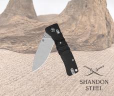 QSP Ripley Glyde Lock Folding Knife 14C28N Blade Black G10 Handle QS160-A1
