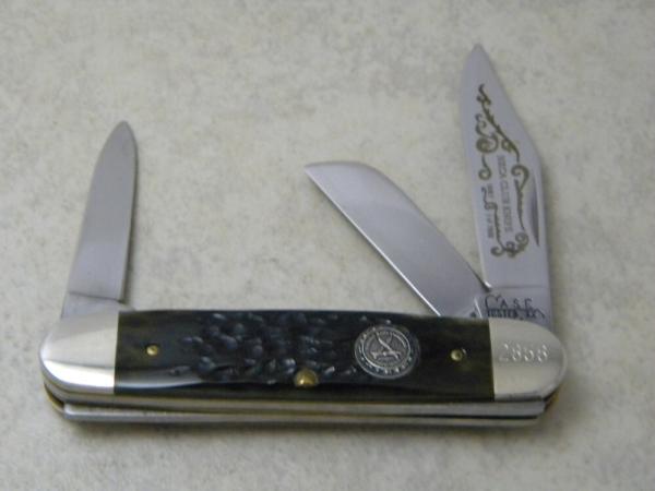 Case Tested XX USA G6345 1/2 Bone 1987 NKCA Club Knife Case Tested XX USA G6345 1/2 Bone 1987 NKCA Club Knife