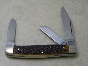 Kutmaster Utica NY USA Delrin Stockman Knife