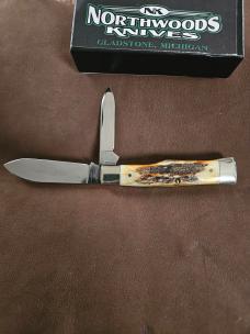 Northwoods Gladstone Gunstock Stag Jack 