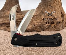 Clauss Double Blade Hawkbill Straight Blade Folding Pocket Knife Pruner (79)