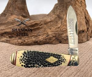 Rough Rider Buckshot Bone Teardrop Jack RR1547 Stainless Folding Knife (80)