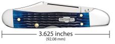 Case XX Blue Bone Rogers Corn Cob Jig Mini Copperlock 61749L Pocket Knife 02864