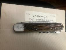 RARE 1800's LOCKBACK CAMP SOLINGIN STAG