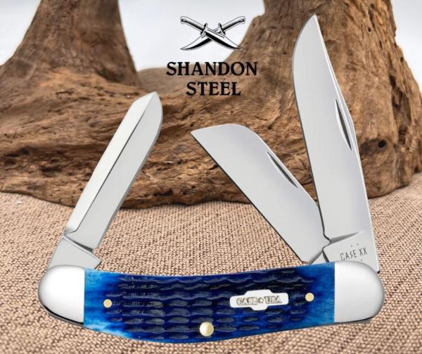 Case Rogers Corn Cob Jig Blue Bone Sowbelly 02795 Case Rogers Corn Cob Jig Blue Bone Sowbelly 02795