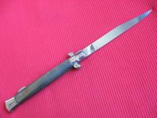 Vintage "M. ITALY INOX" 1960s Italian 11" Manual Stiletto Knife.