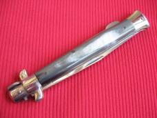 Vintage "M. ITALY INOX" 1960s Italian 11" Manual Stiletto Knife.