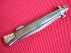 Vintage "M. ITALY INOX" 1960s Italian 11" Manual Stiletto Knife.