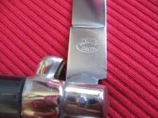 Vintage "M. ITALY INOX" 1960s Italian 11" Manual Stiletto Knife.