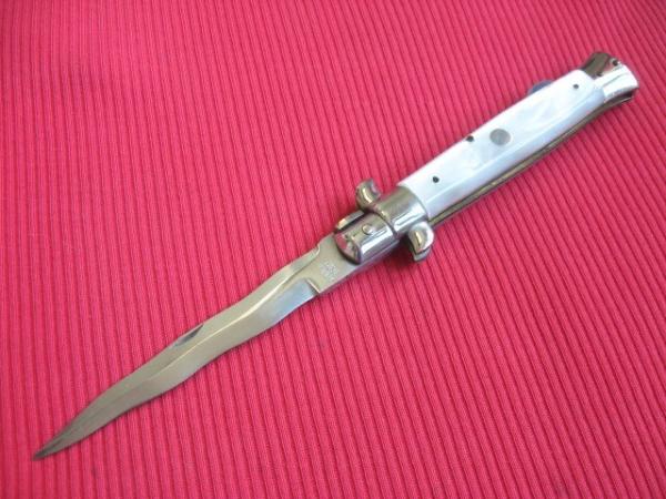 Vintage "MADE IN ITALY" 1960's Kriss 8" Italian Manual STILETTO Knife.