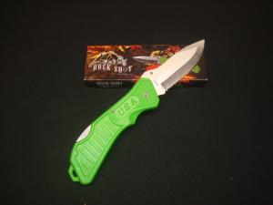 Frost Cutlery Buck Shot Lockback Green New in Box