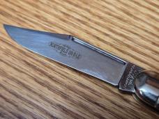 Great Eastern Cutlery GEC 681221, Cowhide Jig Bone White Owl Knife, Northfield UN-X-LD, New in Tube.