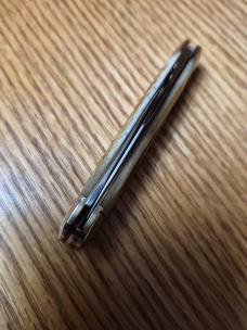 Great Eastern Cutlery GEC 681221, Cowhide Jig Bone White Owl Knife, Northfield UN-X-LD, New in Tube.
