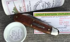 Great Eastern Cutlery 562211BEJ Reverse Dog Leg Jack Amber Jig Bone #05 of 25!