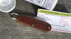 Great Eastern Cutlery 562211BEJ Reverse Dog Leg Jack Amber Jig Bone #05 of 25!