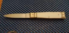Vintage FES Rostfrei Lever Auto 7.5" White Pearlex