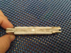 Vintage FES Rostfrei Lever Auto 7.5" White Pearlex