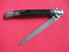 Vintage 11" Unique Horn ITALIAN STILETTO Switchblade Knife