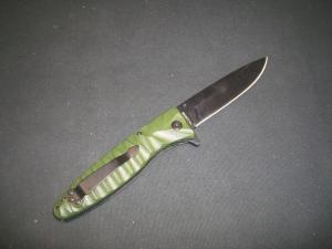 Wild Boar Folding Knife Green Lock Back WB1010 Assist opening New