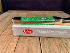Case Canoe Bright Green Lucky Clover Jigged 2021 1 of 500