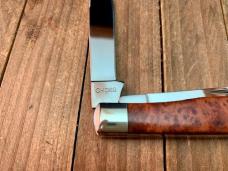 Kabar Razor Mini Trapper Quince Burl Wood 1989