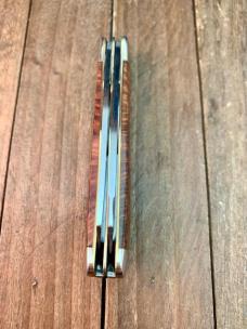Kabar Razor Mini Trapper Quince Burl Wood 1989