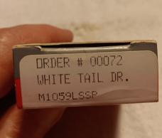 Case XX 059L SS White Tail Deer, in original box, never used.  Vintage 1992