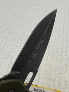 Buck Impact Push Button Auto Knife 0898GRS Sliding Safety Lock New In Box Made In USA Discontinued